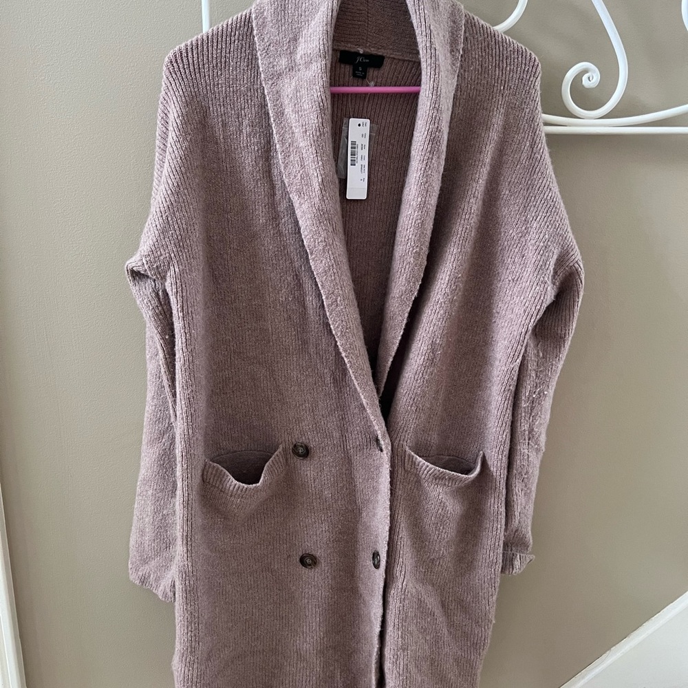 J Crew oversized super soft cardigan